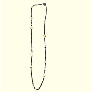 Beautiful lia Sophia long chain with gold doves and beads